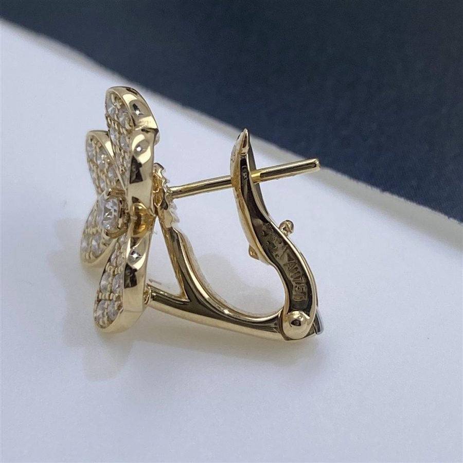 ¡®Imperial¡¯FRIVOLE GOLD FLOWER DIAMOND EARRINGS