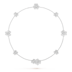 ¡®Imperial¡¯FRIVOLE SILVER 9 FLOWERS NECKLACE