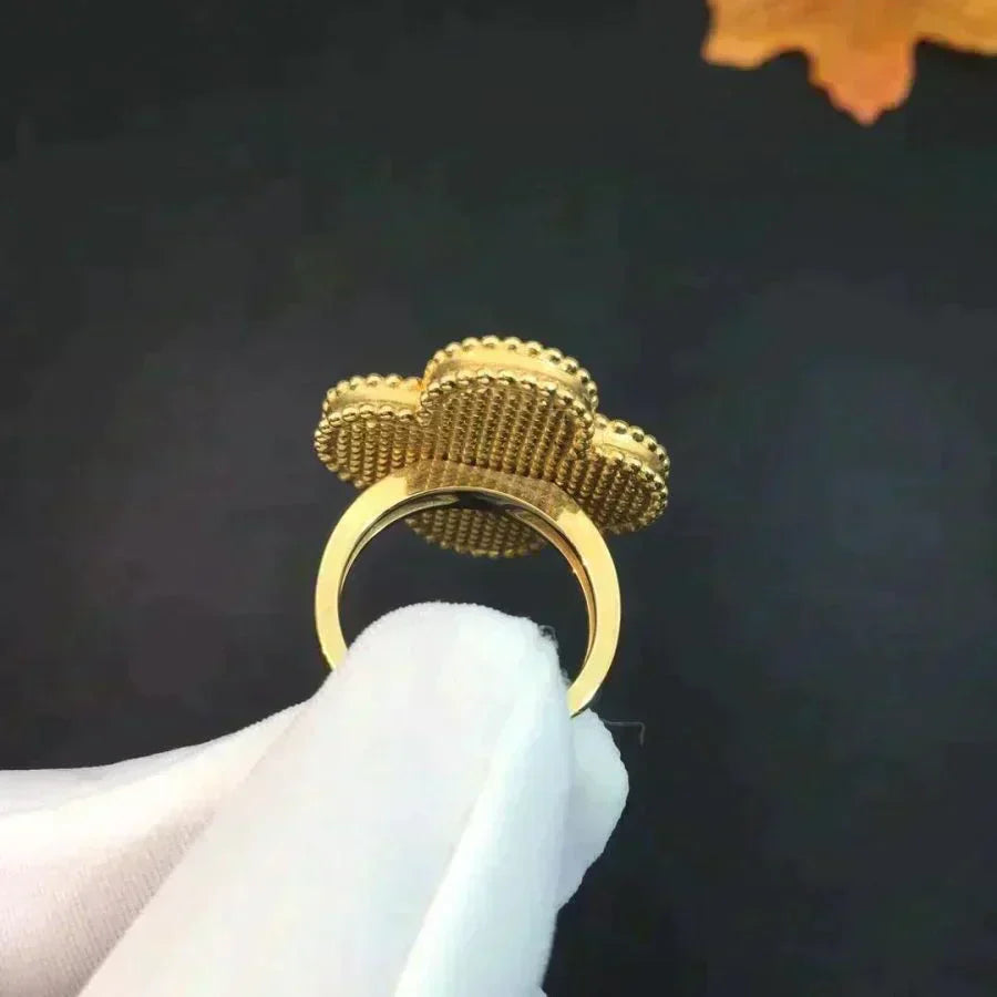 Imperial Kleeblatt-Malachitring