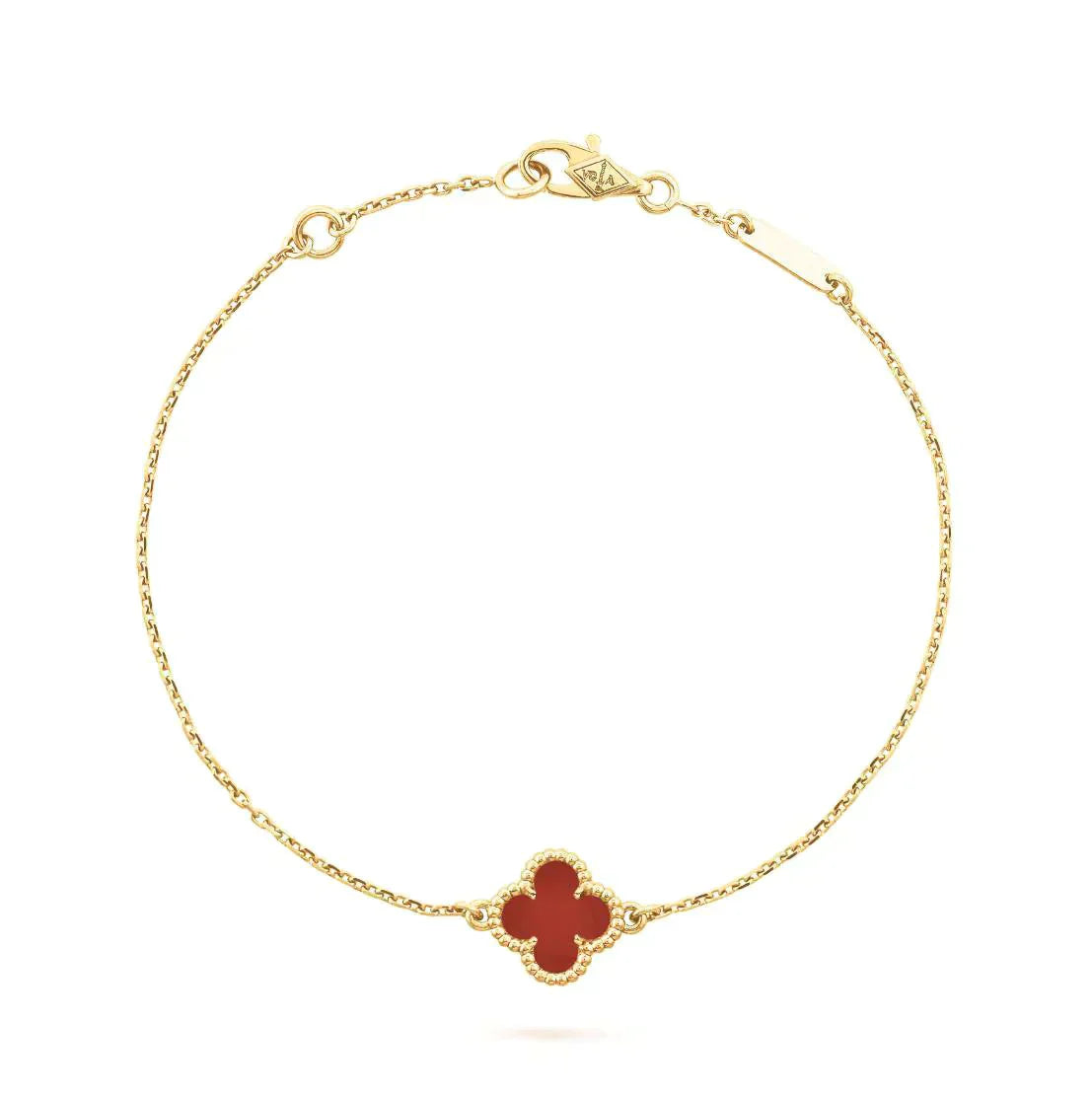 Imperial CLOVER CARNELIAN EINZELBLÜTEN-ARMBAND
