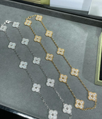 [¡®Imperial¡¯]CLOVER 10 MOTIFS FULL DIAMOND NECKLACE