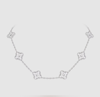 [¡®Imperial¡¯]CLOVER 10 MOTIFS FULL DIAMOND NECKLACE