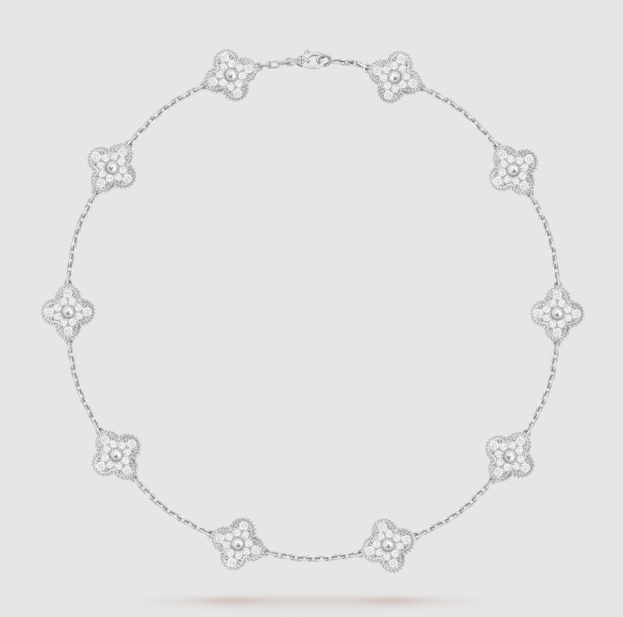 [¡®Imperial¡¯]COLLAR DE DIAMANTE COMPLETO 10 MOTIVOS CLOVER