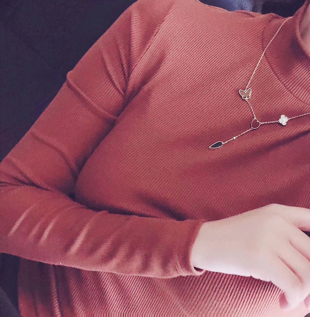 Imperial GLÜCKSFRÜHLINGS-KETTE MIT 4 MOTIVEN IN ROSÉGOLD