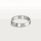 Imperial Love Ring 4 mm 1 Diamant Silber